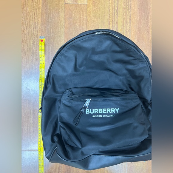EUC HOST PICK BURBERRY BLACK  NYLON BACKPACK BAG MEDIUM. - Picture 10 of 16